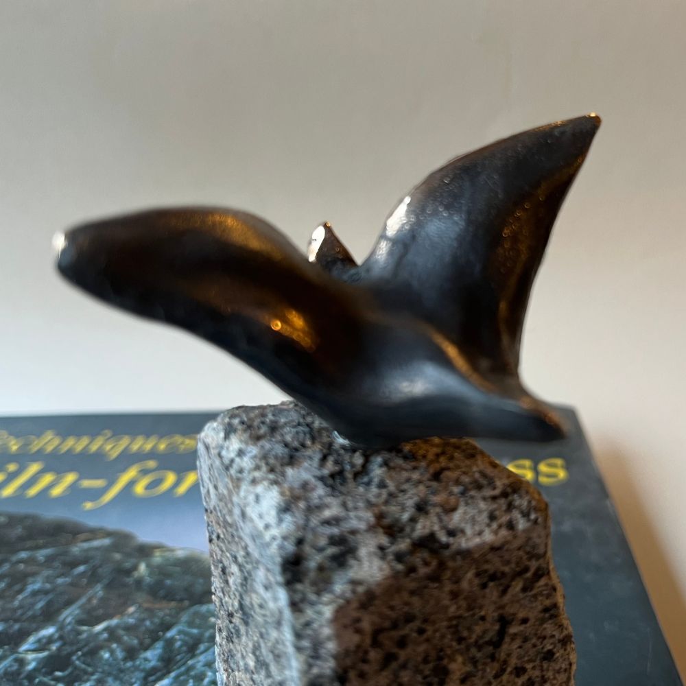 Fra en lille klump ler til en smuk broncefugl, parat til at flyve ud i den store verden.